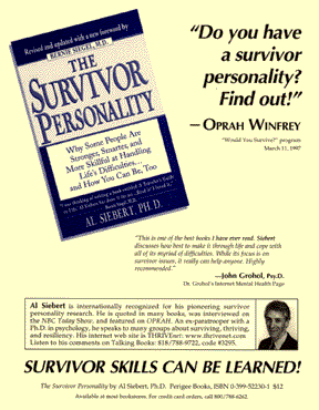 The Survivor Personality Flyer
