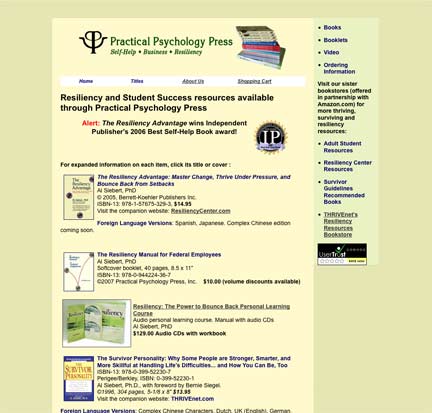 Practical Psychology Press screen shot
