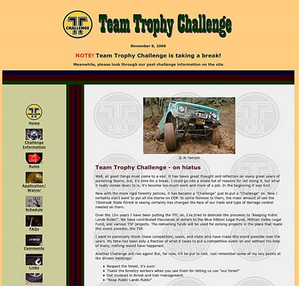 Team Trophy Challenge screen shot